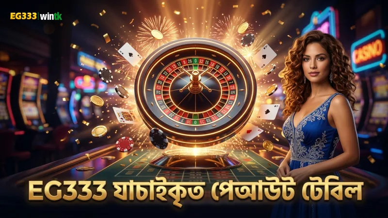 EG333 প্ল্যাটফর্মে মেগা এস-র পেআউট টেবিল যাচাইকৃত।