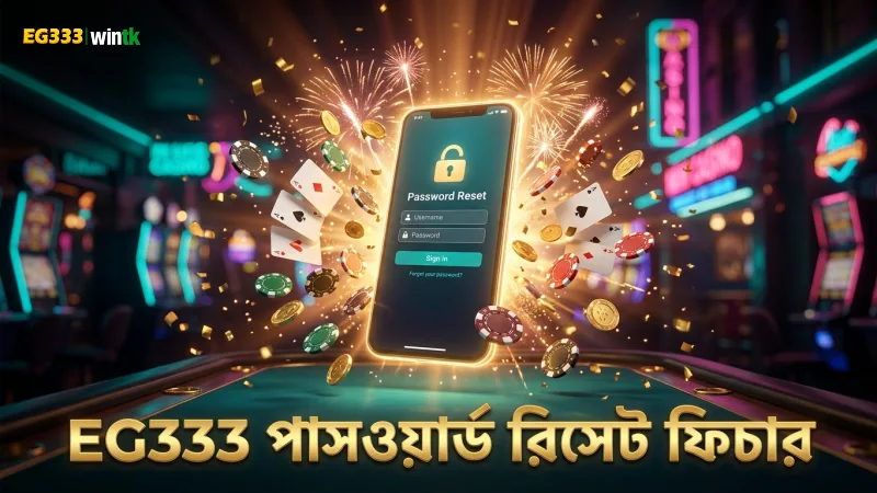 পাসওয়ার্ড ভুল হলে EG333 পাসওয়ার্ড রিসেট ফিচার ব্যবহার