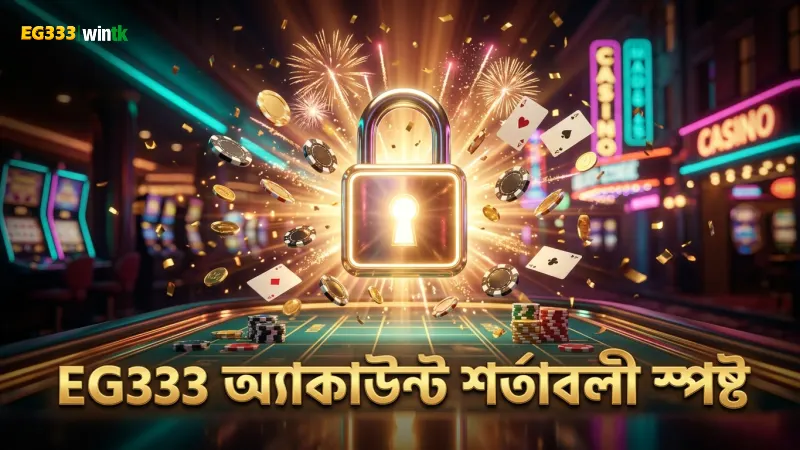 EG333 অ্যাকাউন্ট নিবন্ধনের শর্তাবলী পরিষ্কারভাবে উল্লেখ আছে