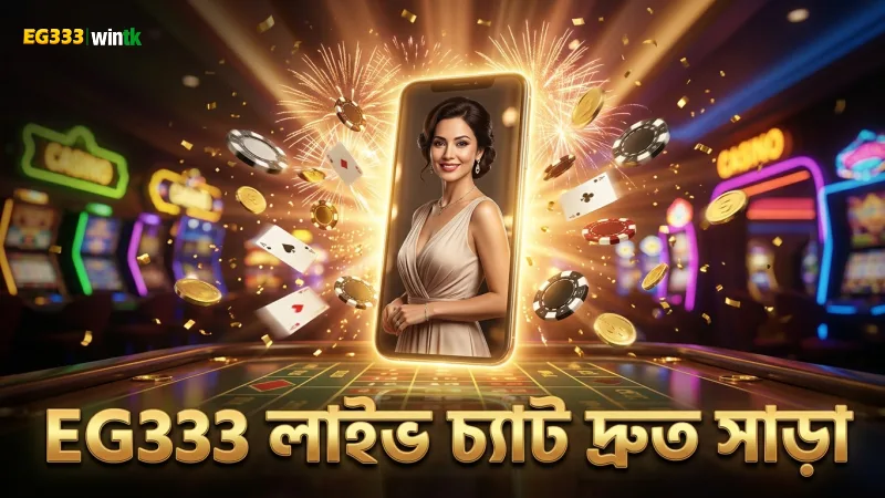 লাইভ চ্যাটে গড় ১৫ সেকেন্ডে EG333 সাপোর্ট সাড়া দেয়।