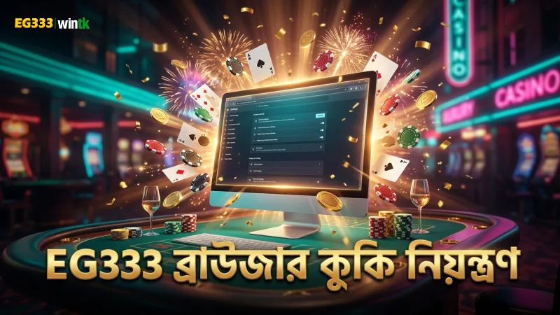 EG333 প্ল্যাটফর্মে কুকি নিয়ন্ত্রণে ব্রাউজারের সেটিংস গুরুত্বপূর্ণ