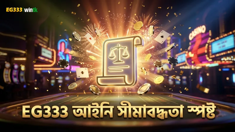 EG333 ডিসক্লেইমারে স্পষ্ট আইনি সীমাবদ্ধতা