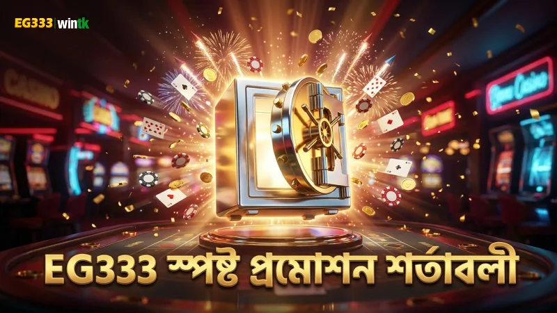 EG333 প্রমোশনের পরিষ্কার শর্তাবলী বাজির ঝুঁকি কমায়