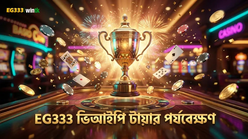 EG333 ভিআইপি টায়ার উন্নতির জন্য নিয়মিত পর্যবেক্ষণ প্রয়োজন।