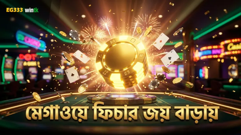 মেগাওয়ে ফিচার ব্যবহার করে বড় জয়ের সম্ভাবনা বাড়ান।