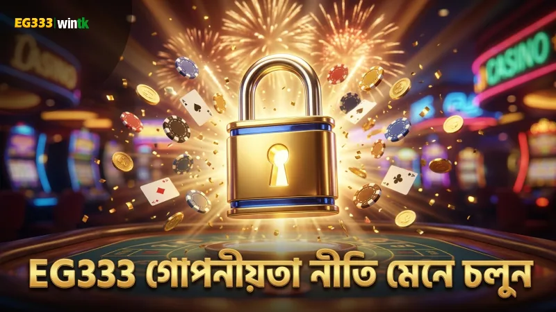 EG333-এ গোপনীয়তা নীতির মূলনীতি অনুসরণ করুন সচেতন থাকুন