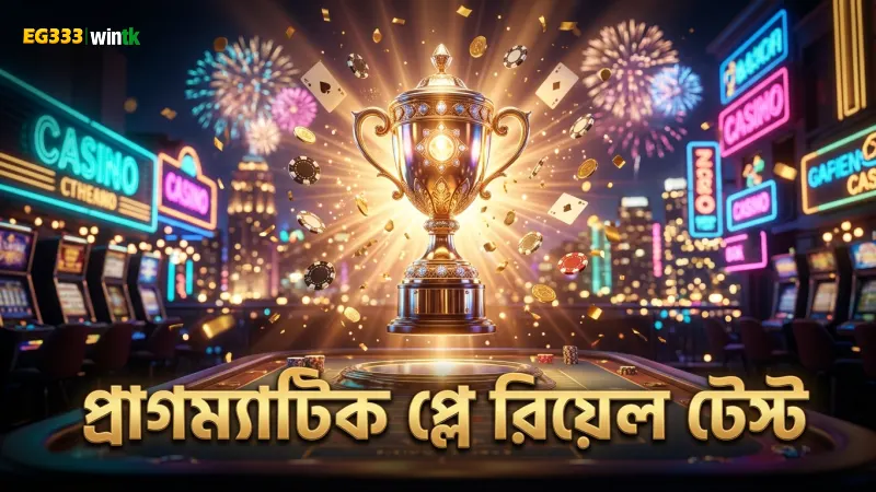 প্রাগম্যাটিক প্লে লবিতে রিয়েল স্পিন টেস্ট বিশ্বস্ততা বাড়ায়।