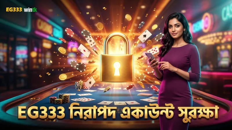 EG333 প্ল্যাটফর্মে নিরাপদ একাউন্ট ব্যবস্থাপনা ও এনক্রিপশন প্রযুক্তি ব্যবহার করা হয়।