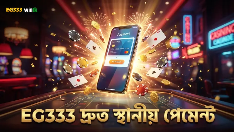 স্থানীয় পেমেন্ট ব্যবস্থার মাধ্যমে দ্রুত ডিপোজিট ও উইথড্রয়াল নিশ্চিত করে EG333।